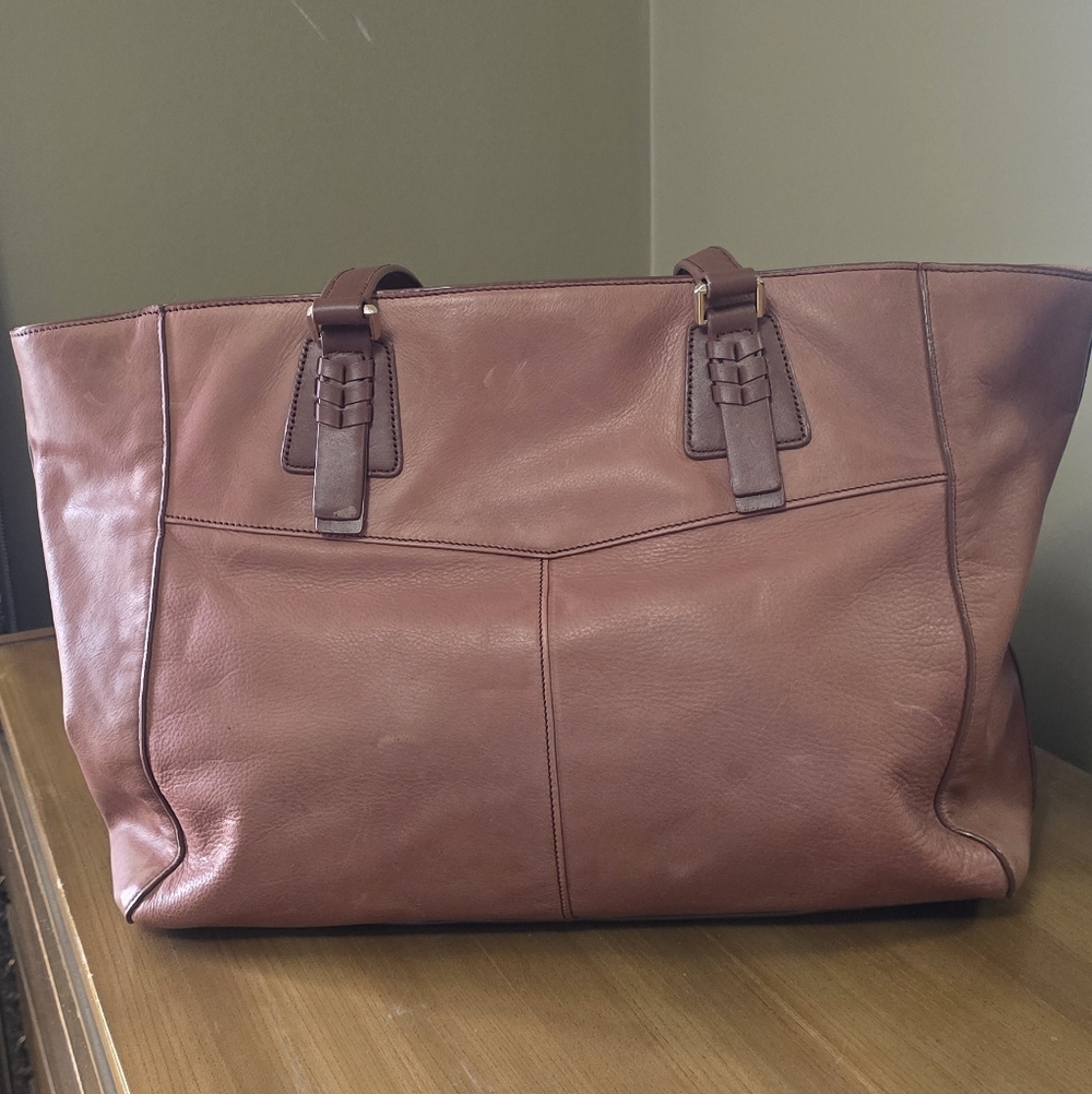 Cole Haan Felicity Hobo Sequoia Brown Tote Bag Leather - Picture 2 of 11